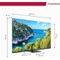THOMSON ECRAN LCD 55 TV UHD QL 144H 4HDMI WFBT GTV