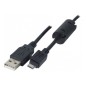 Cordon usb a vers micro usb b - 1,8m