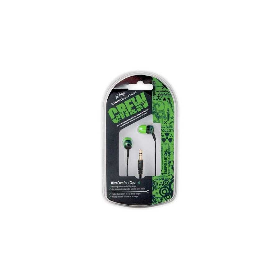 IFROGZ Casque Intra Crew Graffiti - Green