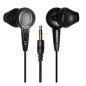 Ecouteurs stéréo intra-auriculaires Noir