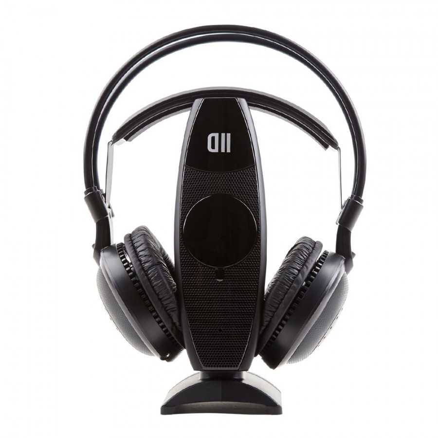 Casque TV sans fil noir D2 Diffusion