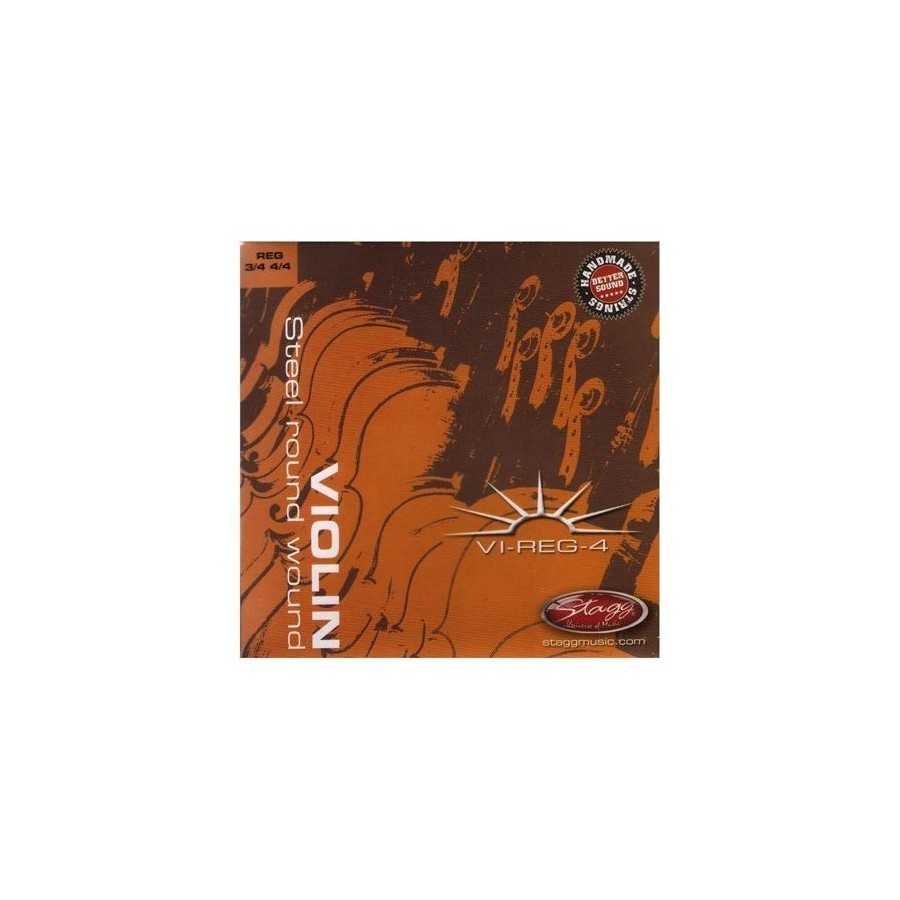 Jeu de cordes pour violon 3/4 ET 4/4 STAGG VI-REG-4