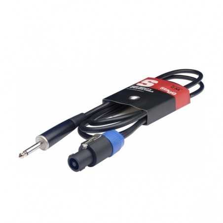 Câble haut-parleur Stagg 2m Speakon vers Jack SSP2SP15