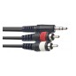 STAGG SYC1/MPS2CM E - RCA / MINI JACK 3M