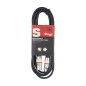 CÂBLE XLR STAGG - 3M - ROUGE