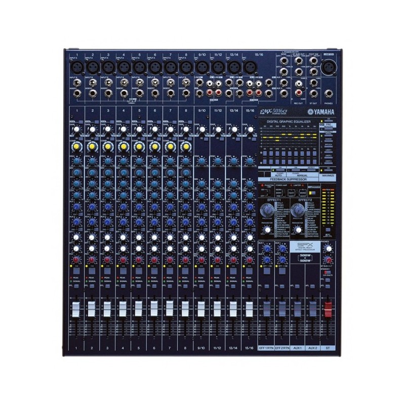 Console de mixage amplifié EMX5016CF de YAMAHA