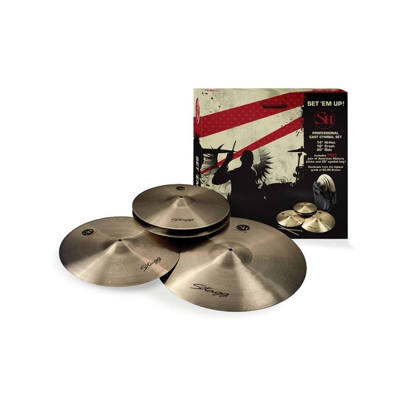 Set 3 cymbales + House - STAGG SH-SET