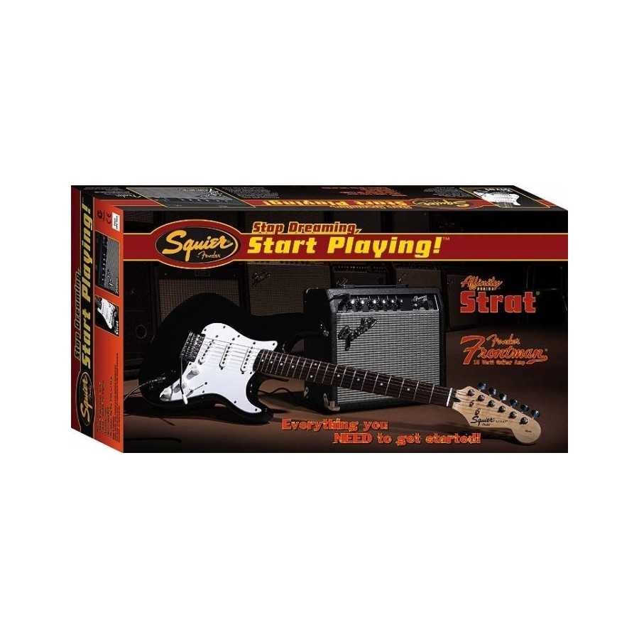 Squier by Fender PACK FM-15G Guitare Metalic Red