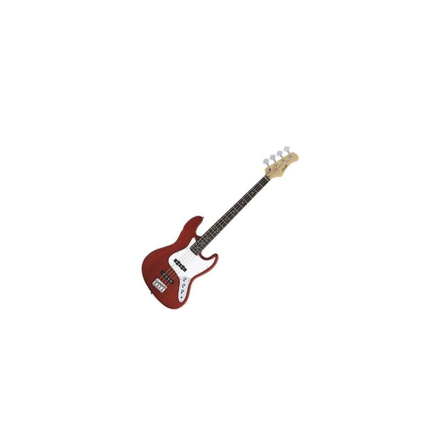 Guitare Basse Standard Jazz ROUGE SATIN STAGG B300-STR